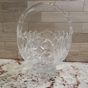 Crystal Handled Basket